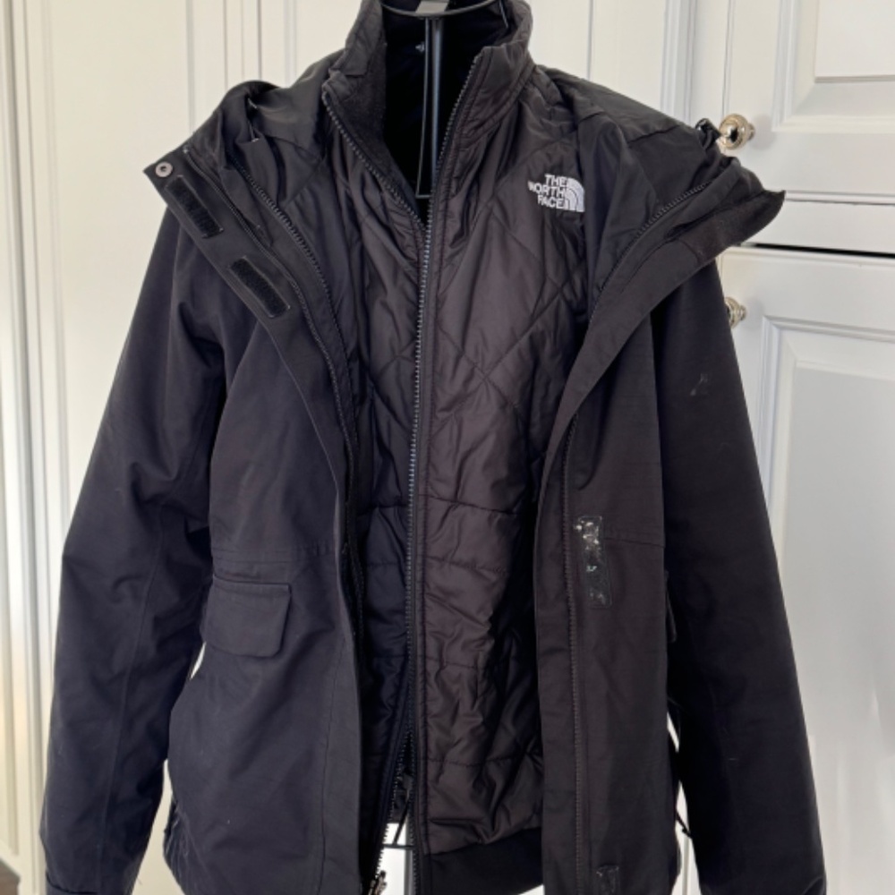 Northface Triclimate Jacket Black Womens Size Small,Preowned - Picture 2 of 14